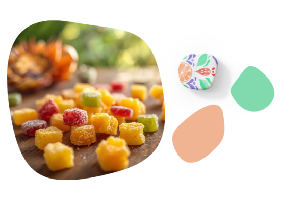 Tropical and Exotic Fruit freeze dried candy