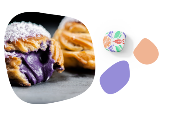 Ube coconut